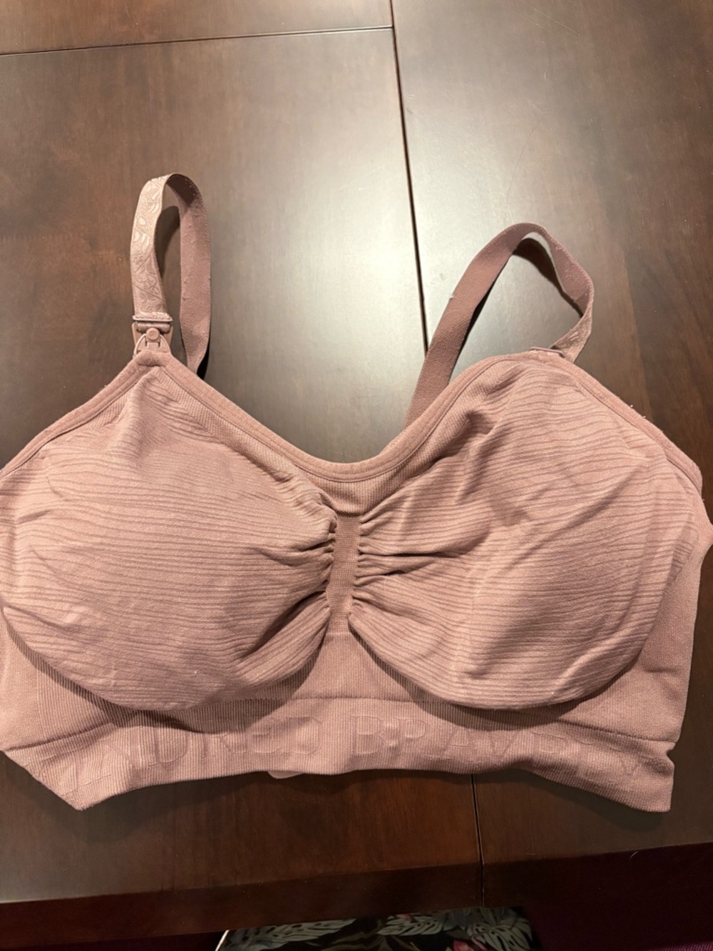 Kindred bravely Mauve pink sublime pumping nursing sports bra busty large L